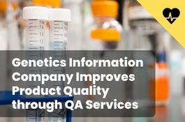 Genetics Information Company Accelerates DevOps and Improves Product Quality through QA Services